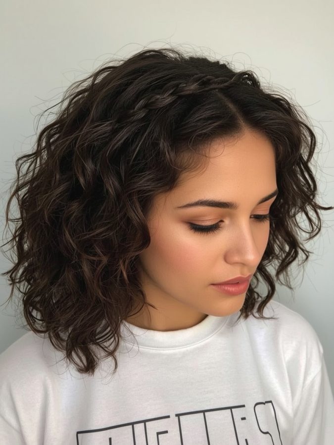 Hair Styles Curly Hairstyles: French Braid