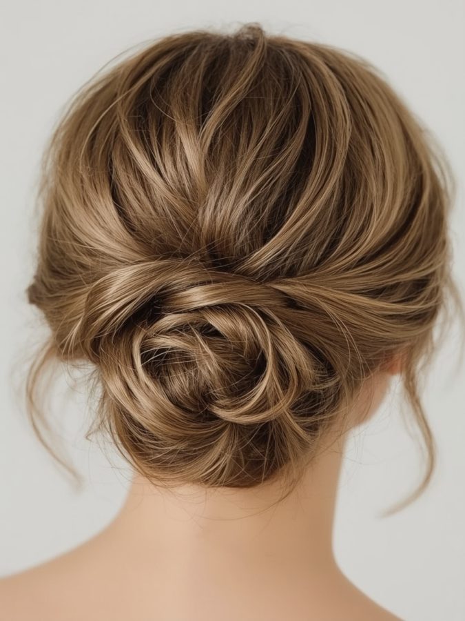 28. Ribbon-Accented Bridemaids Hairstyles