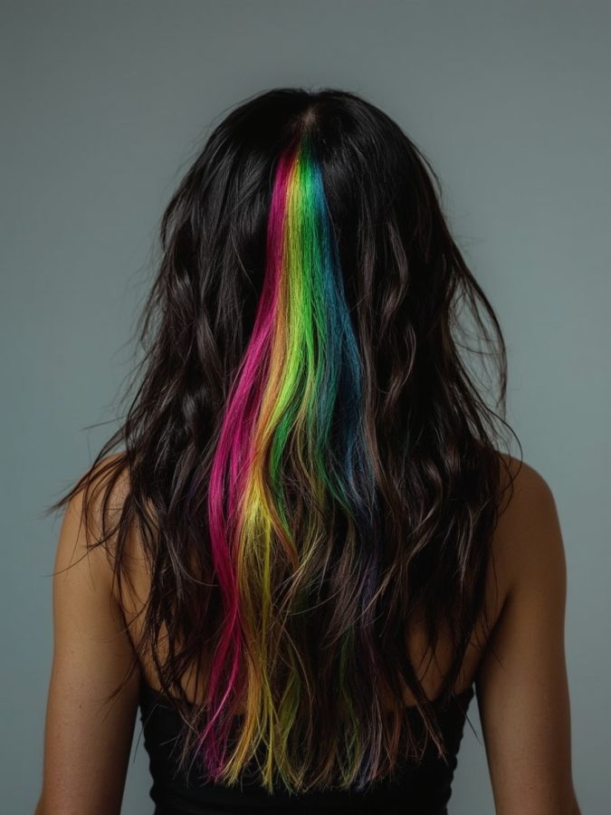 Undercolor Hair: Lace Pattern Undercolor