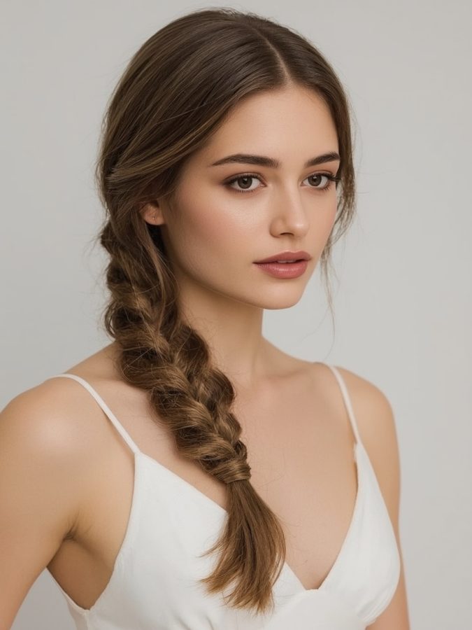 14. Braided Headband Bridemaids Hairstyles