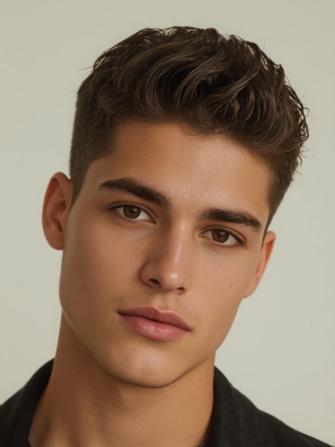 Men's Short Hair: The Angular Fringe