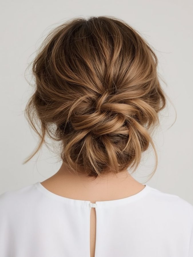 13. Dutch Braid Updo Bridemaids Hairstyles
