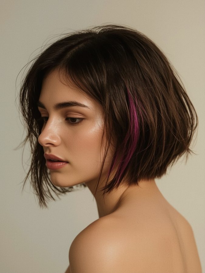 Undercolor Hair: Midnight Bloom