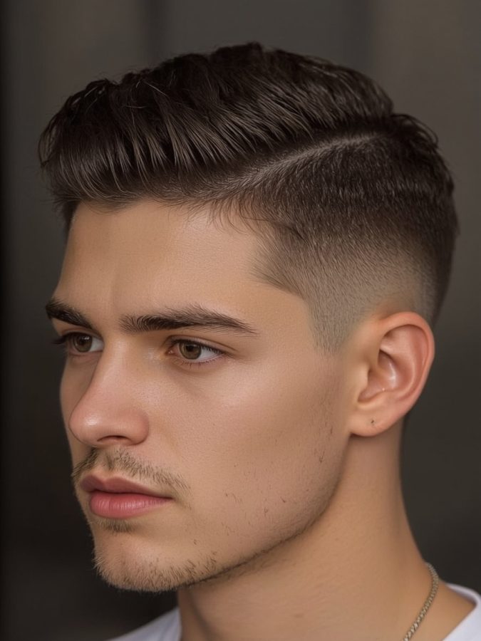 Men's Short Hair: The Buzz Cut with Beard
