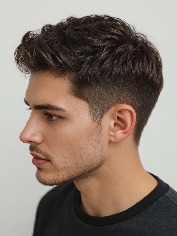 Men's Short Hair: The Short and Textured Quiff
