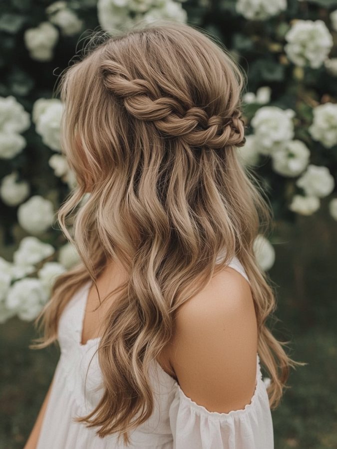 Grad Hairstyles: Dutch Braid Pigtails