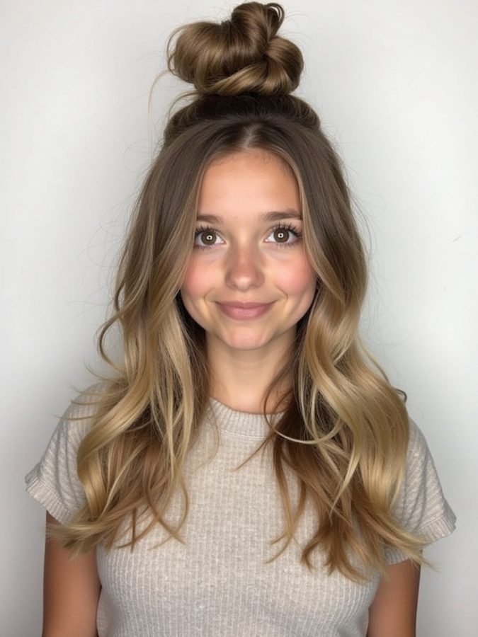 Long Haircut Ideas with Tucked Behind The Ear