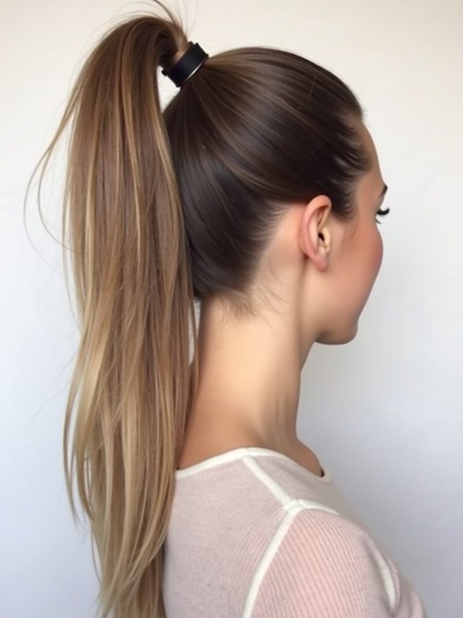 Long Haircut Ideas with Deep Side Part and Hollywood Waves