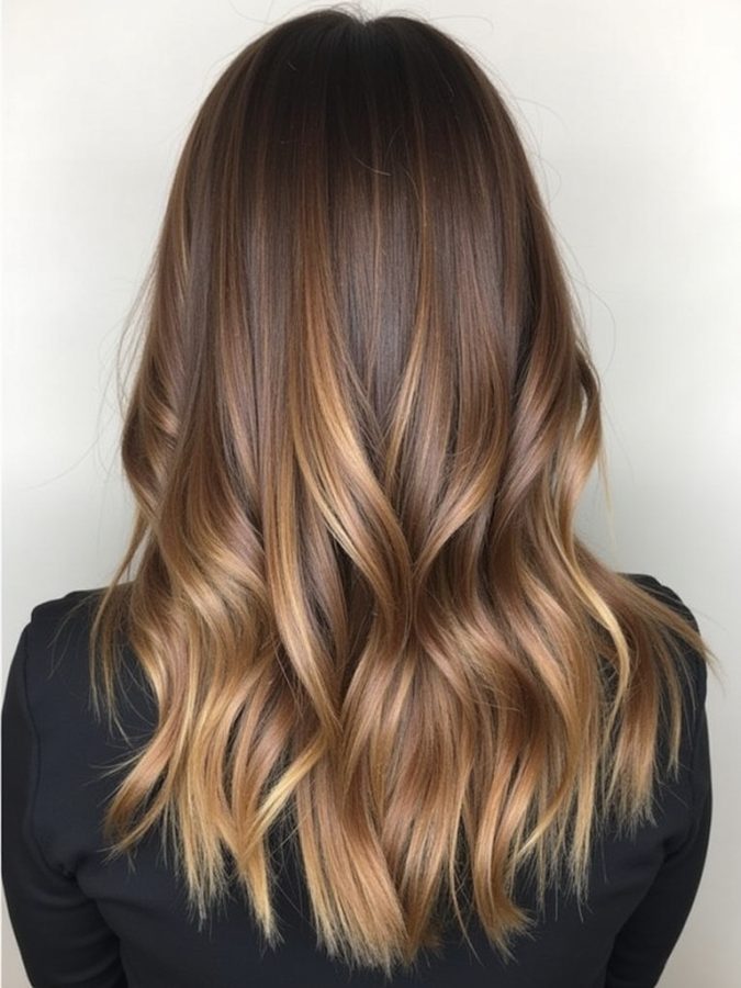 Honey Brown Balayage: Subtle Sun-Kissed Glow