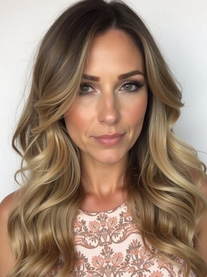 Long Haircut Ideas with Waterfall Braid and Voluminous Curls