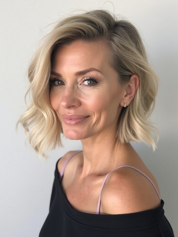 Hairstyles For Thin Fine Hair Over 60: The French Bob