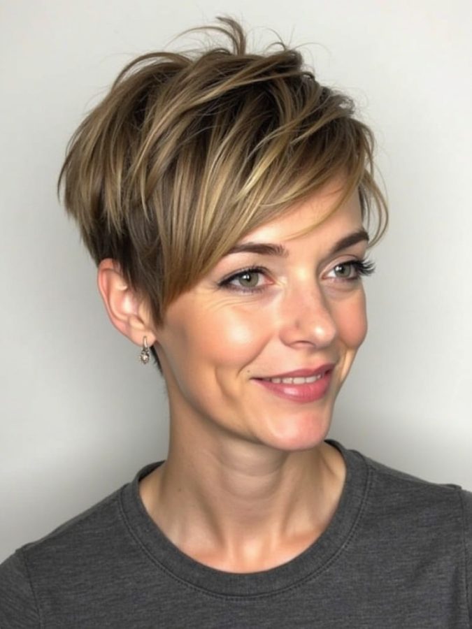 Hairstyles For Thin Fine Hair Over 60: The Asymmetrical Bob