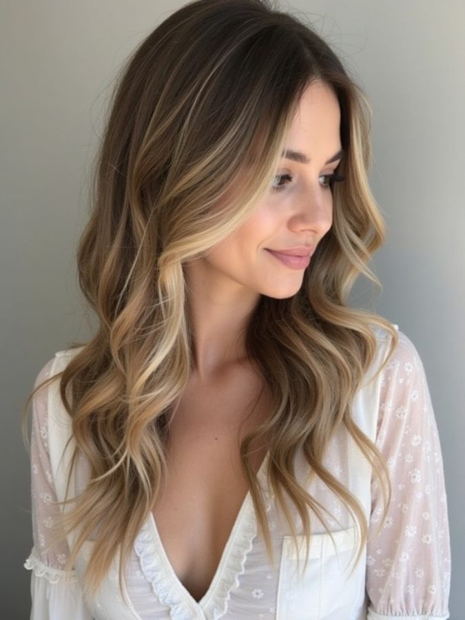 Long Haircut Ideas with Face-Framing Layers and Soft Curls