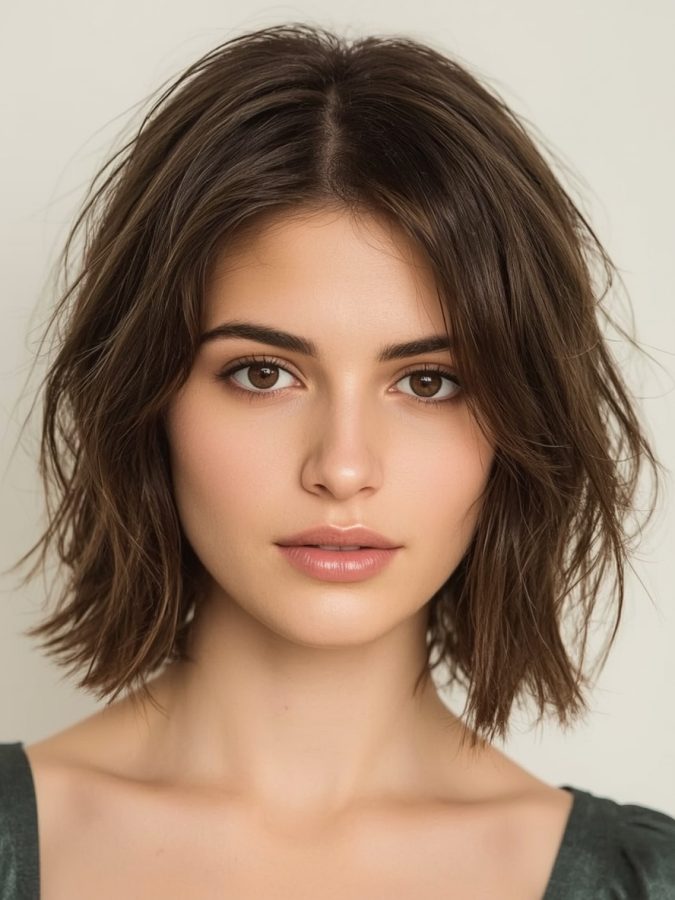 Shouler Length Hairstyle For Thin Hair Fine: The Classic "A-Line" Bob
