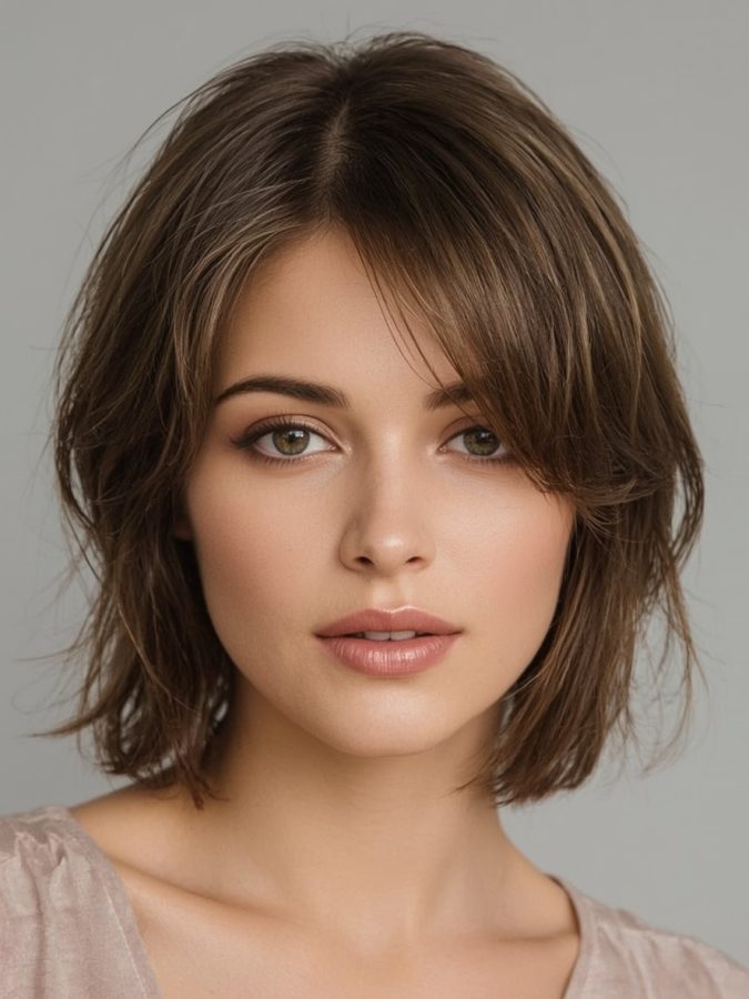  Shouler Length Hairstyle For Thin Hair Fine: Shoulder-Length with Long, Soft Layers
