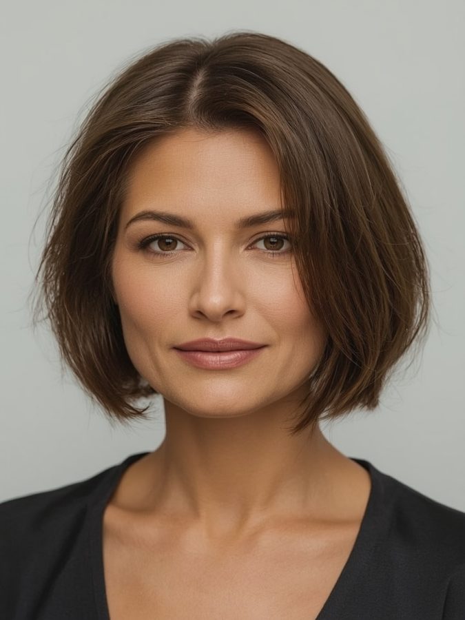 Bob For Thin Hair Older Women: Choppy Micro Bob