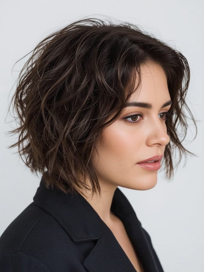 Bob For Thin Hair Older Women: Softly Undercut Bob