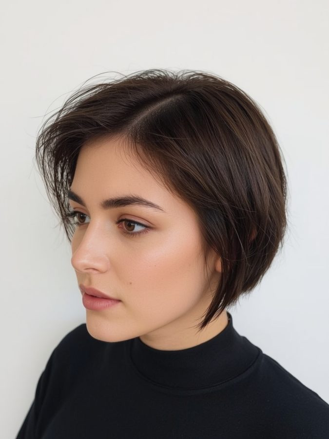 Short Haircuts For Thin Fine Hair: The A-Line Bob