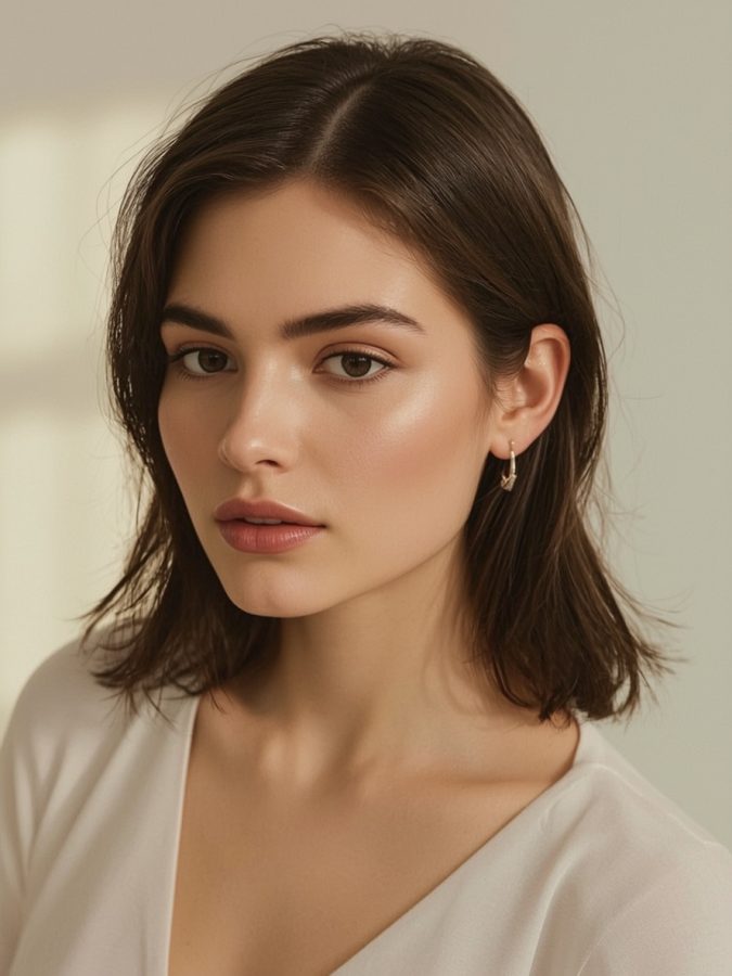 Shouler Length Hairstyle For Thin Hair Fine: Shoulder-Length with Beach Waves