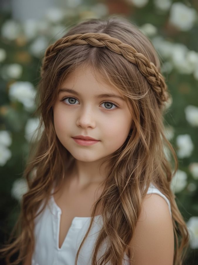 Hair Styles Kids: The Simple Side Ponytail