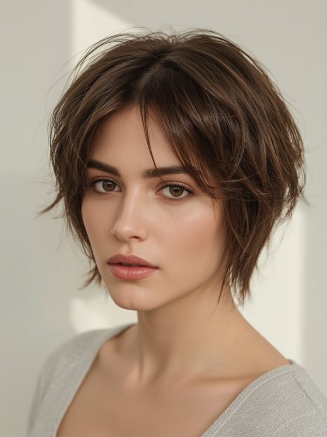  Shouler Length Hairstyle For Thin Hair Fine: Blunt Shoulder-Length Cut