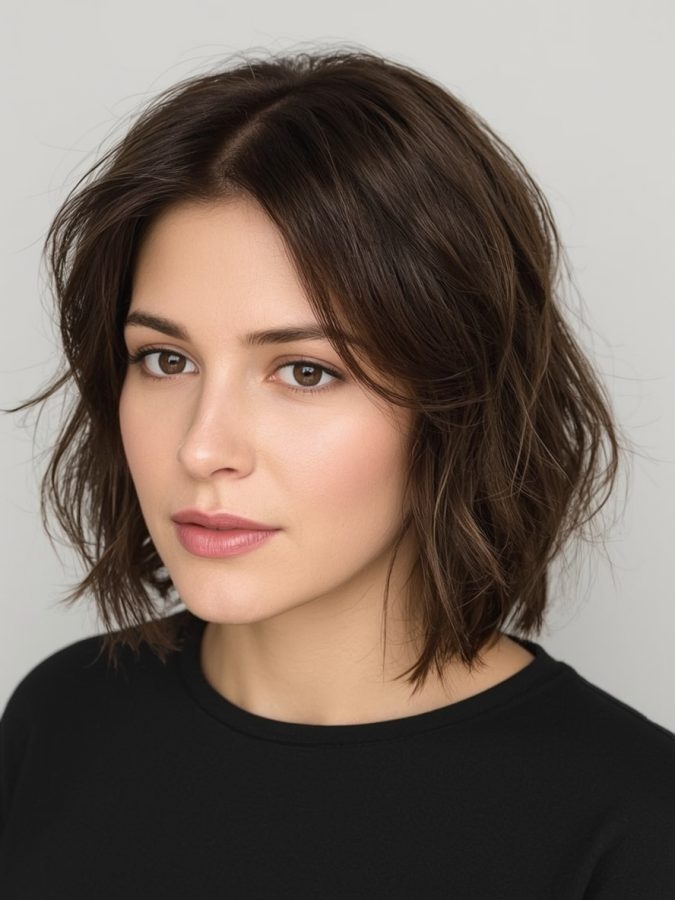Bob For Thin Hair Older Women: Tapered Bob