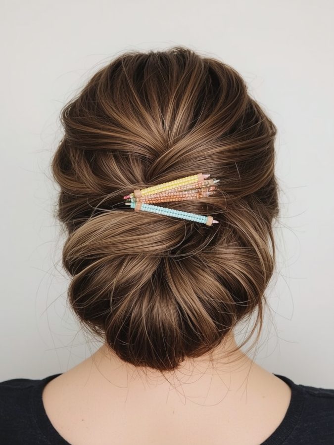 Hair Wrap Designs : Cornrows with Wrap and Shell Accents