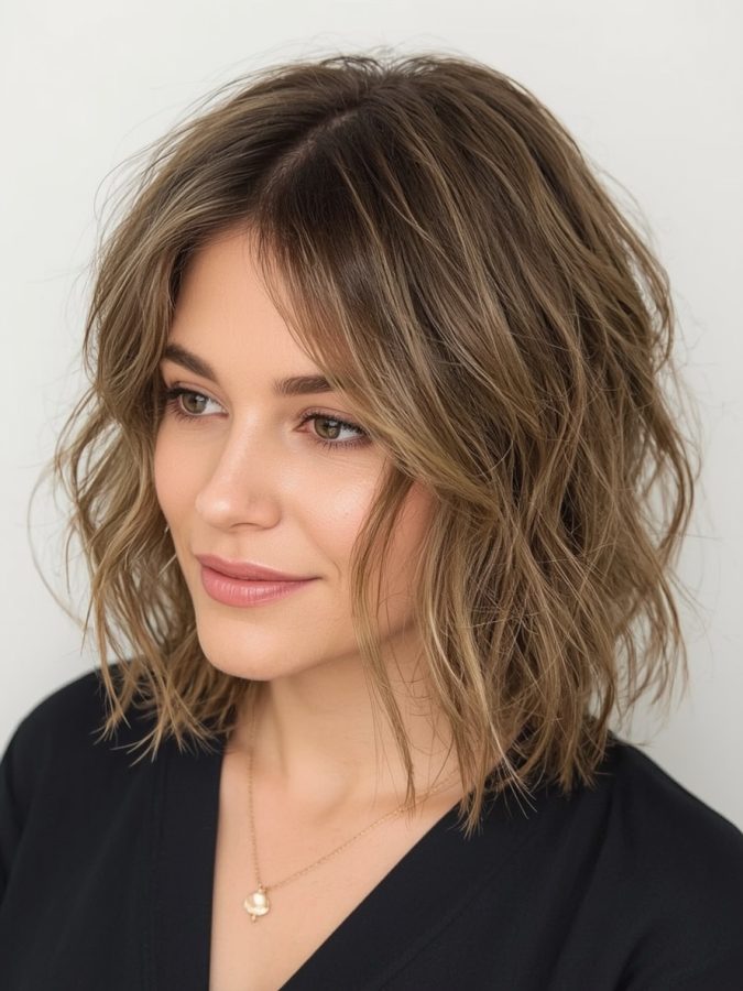 Bob For Thin Hair Older Women: Cropped Bob With Textured Ends