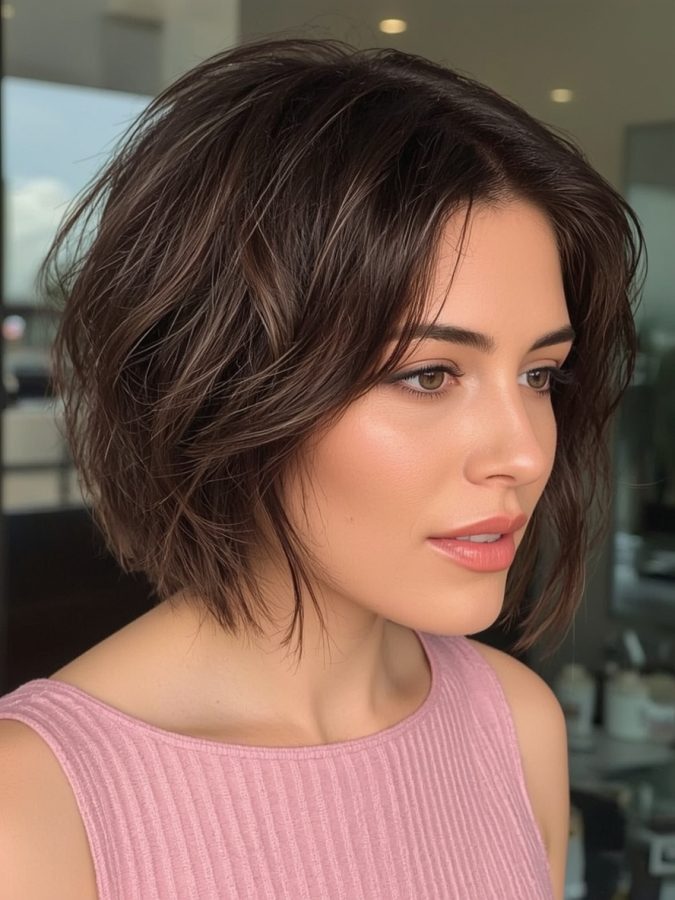 Bob For Thin Hair Older Women: French Bob With Soft Waves