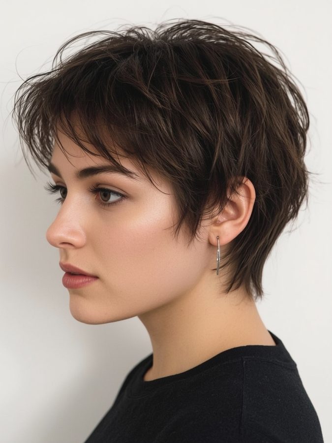 Short Haircuts For Thin Fine Hair: The Ear-Length Bob
