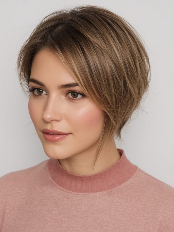 Short Haircuts For Thin Fine Hair: The Blunt Bob