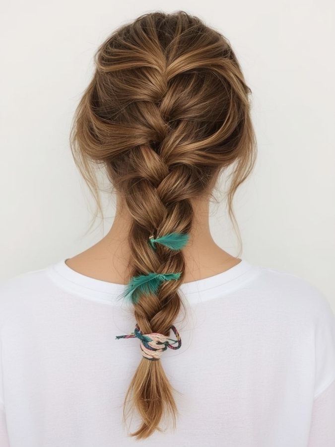 Hair Wrap Designs : Crown Wrap with Gemstone Embellishments