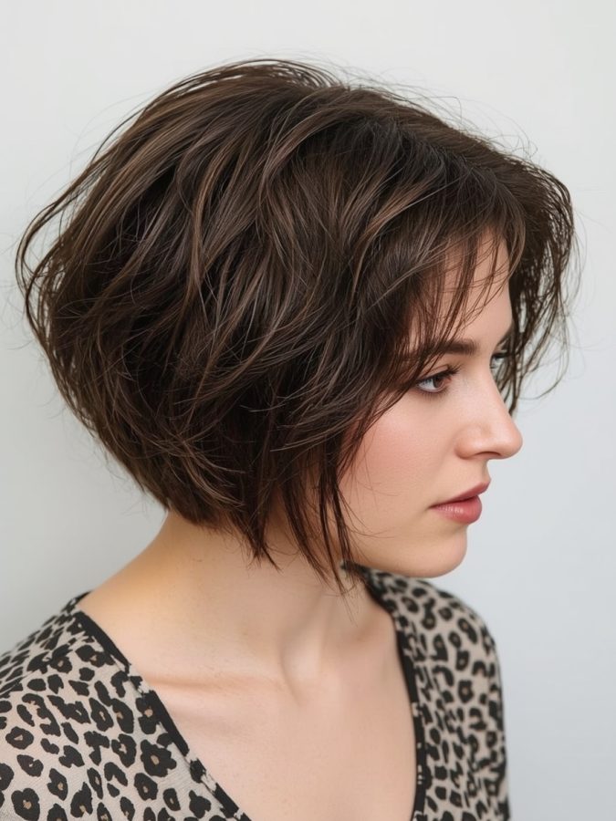 Bob For Thin Hair Older Women: Graduated Bob