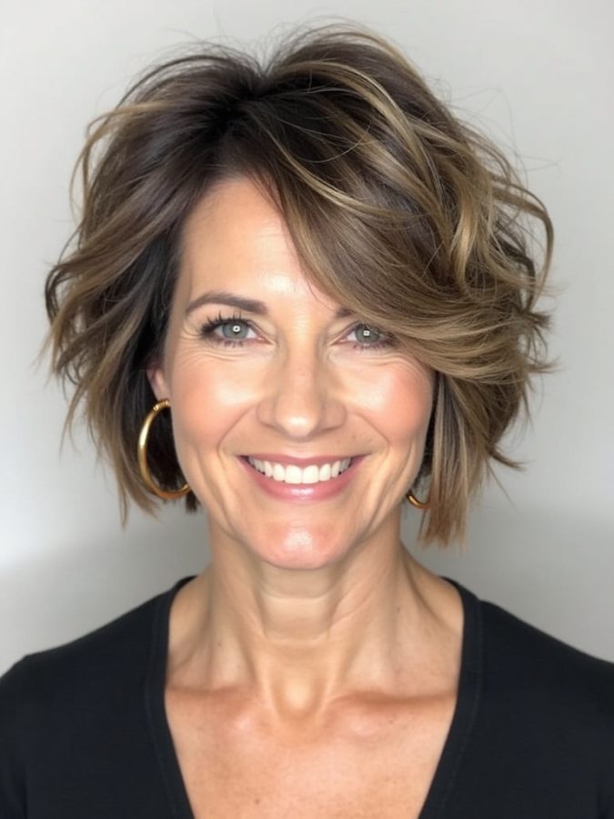 Hairstyles For Thin Hair Fine Over 50: French Bob