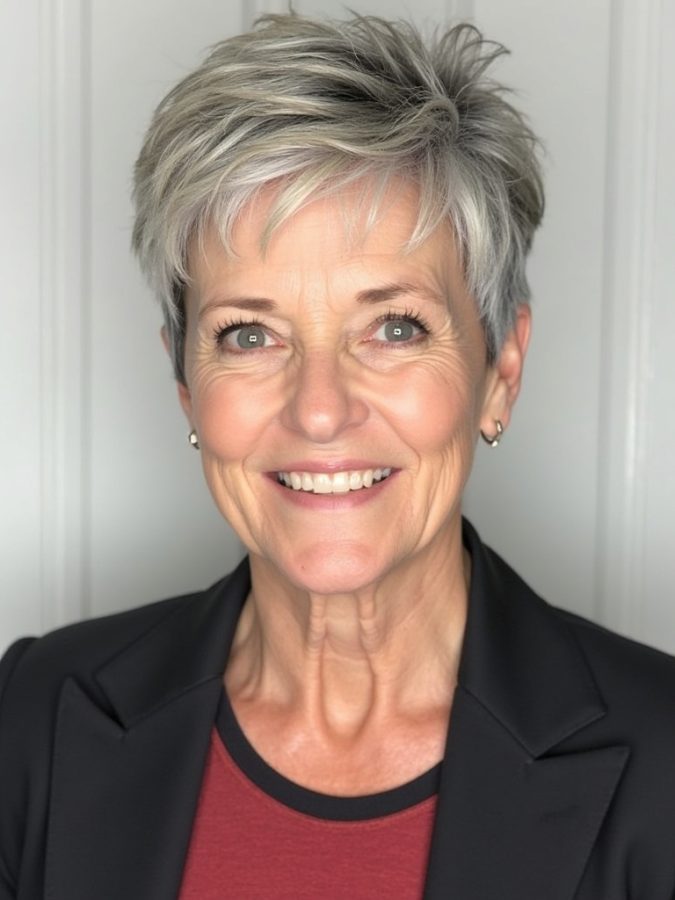 Hairstyles For Thin Hair Fine Over 50: Blunt Collarbone Bob