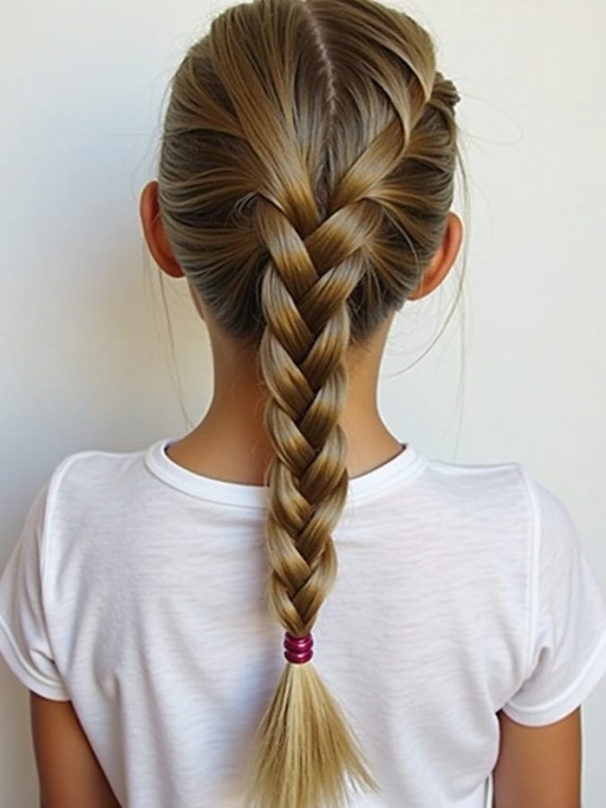 Hairstyles For School: Loose Waves with Barrettes