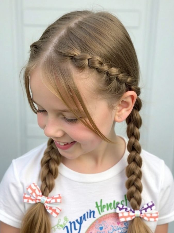 Hairstyles For School: Curly High Ponytail