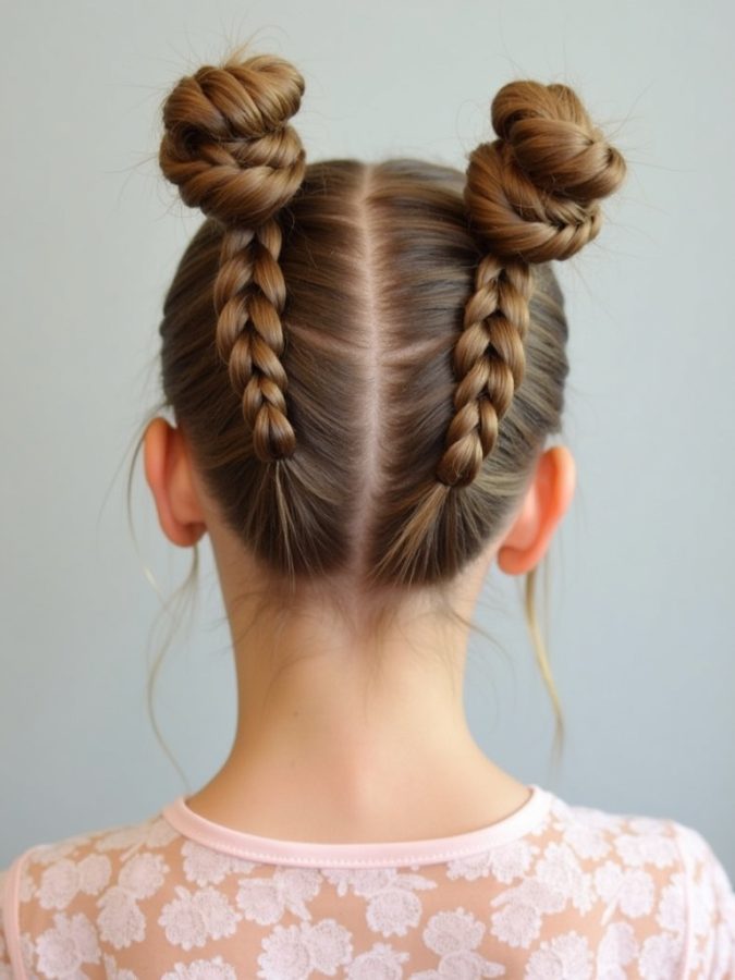 Hairstyles For School: Double Dutch Braids