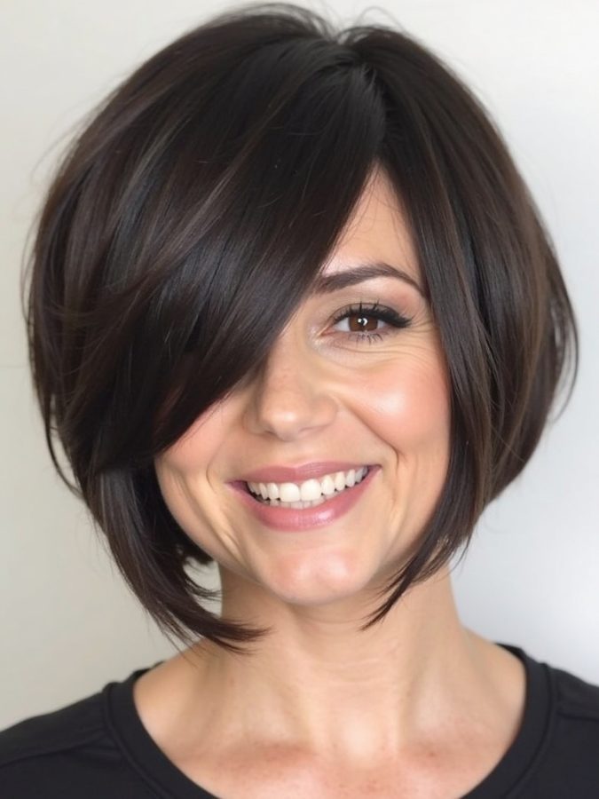 French Bob with a Headband