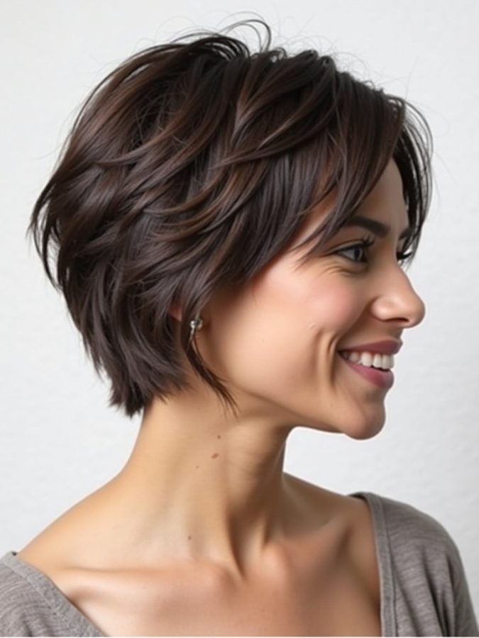 Platinum Blonde French Bob