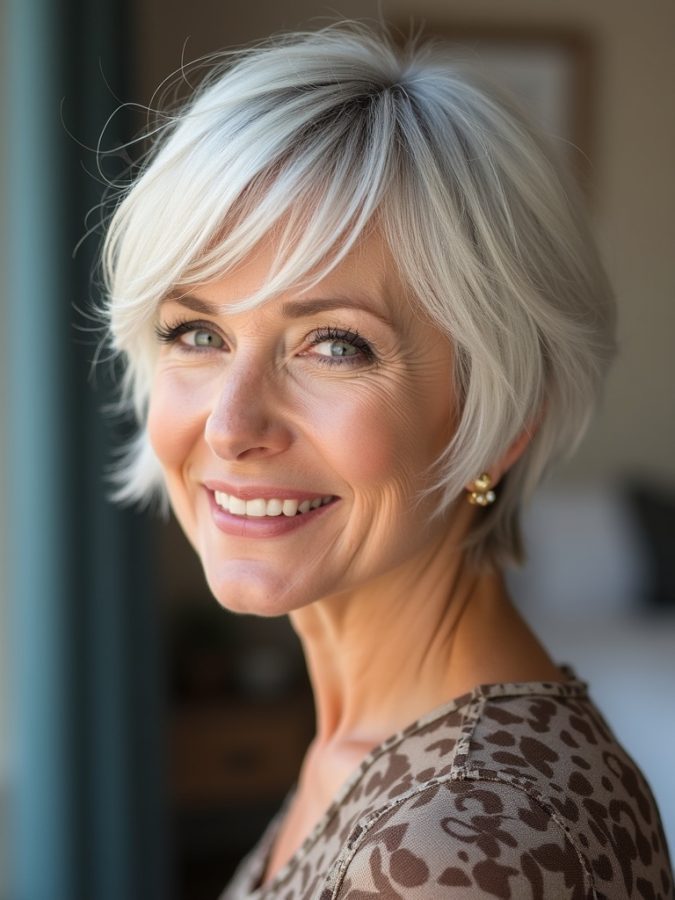 French Bob for Older Women