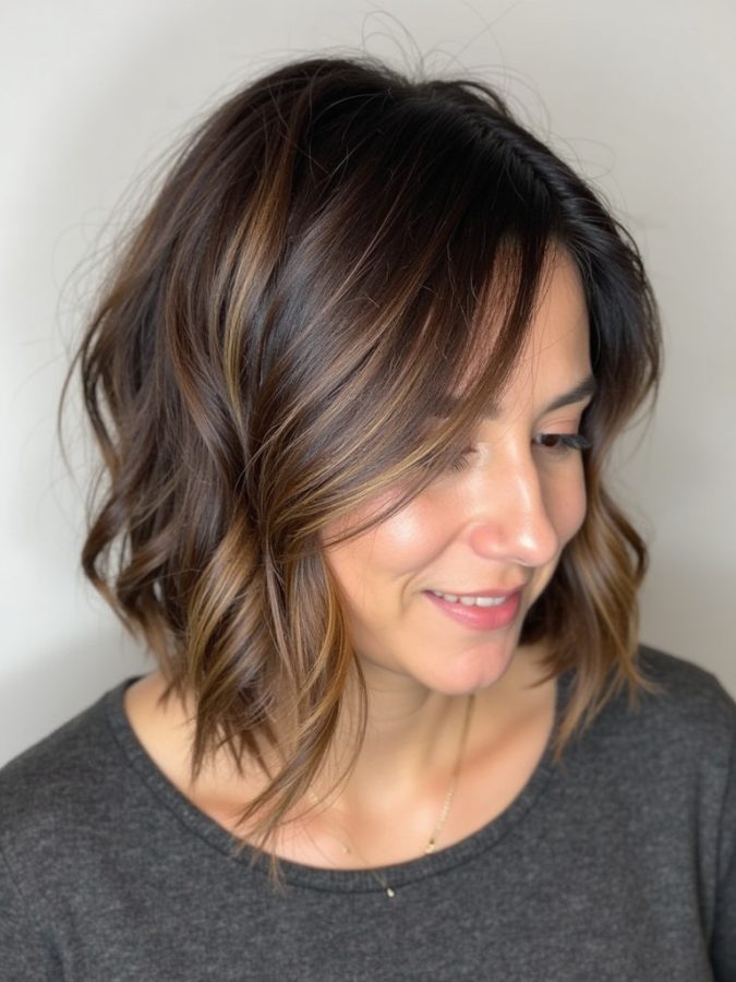 Collarbone Length Hair with Sleek and Straight Style