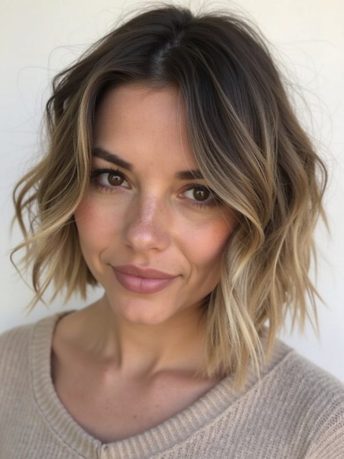 French Bob with Balayage