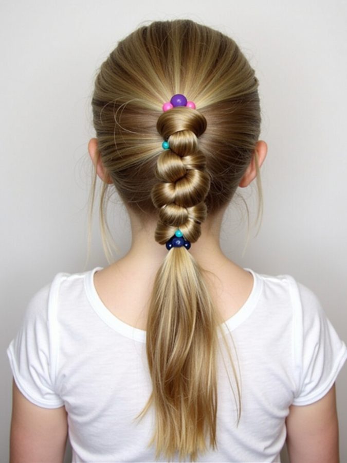 Hairstyles For School: Waterfall Braid