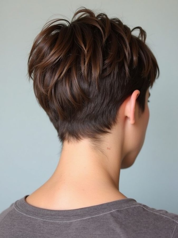 Pixie Cut Back View: The Blunt Pixie