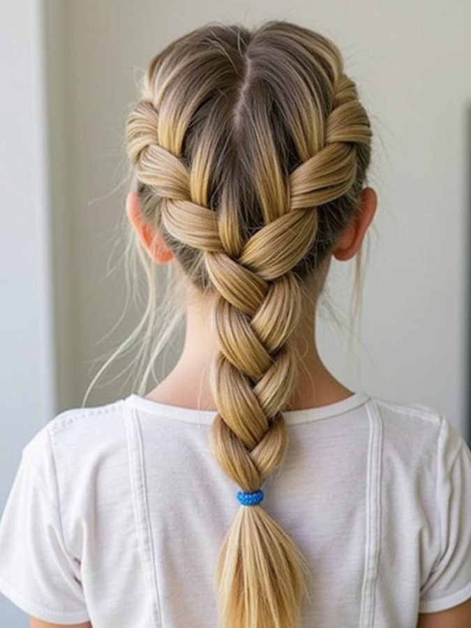 Hairstyles For School: Messy Bun