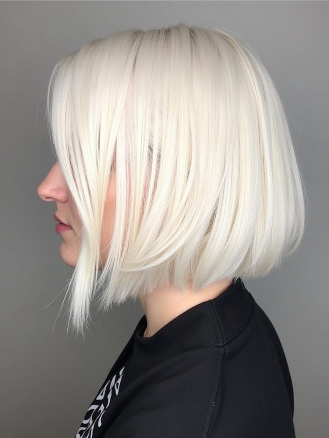 French Bob with Face-Framing Highlights