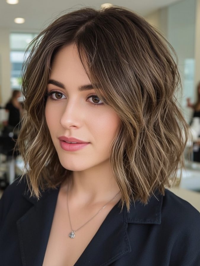 Asymmetrical French Bob