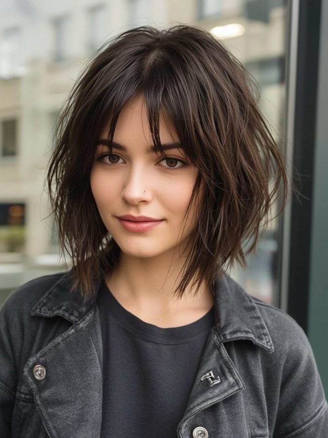 French Bob with Effortless Waves