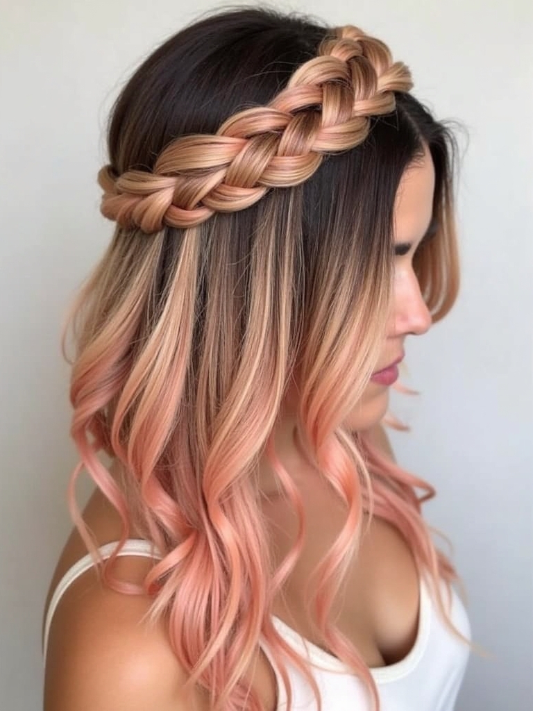 39 Copper Peach Hair Color Ideas: Mullet